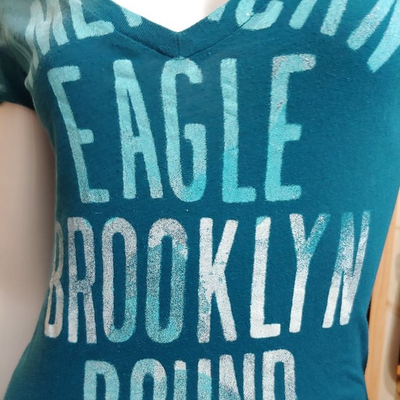 2 FOR $10 EUC American Eagle V-NECK US SM - Picture 3 of 9